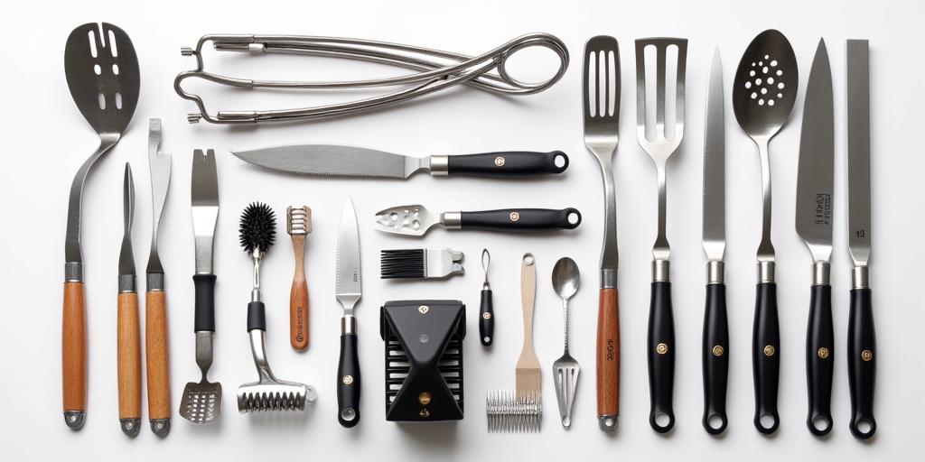 Complete grill tools and accessories collection